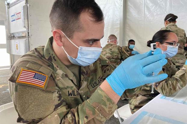 More Than 6,000 Active-Duty Troops Now Tapped to Help with COVID-19 Vaccinations