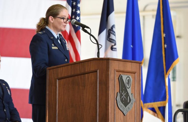 Iowa Air National Guard’s 185th Air Refueling Wing gets first female commander