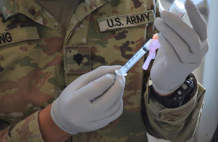 National Guard ships recently approved coronavirus vaccine to units